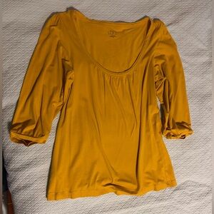 LOFT Women's Yellow Top
